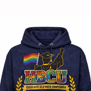 Hoodie personnalisé pour les universités et les collèges HBCU, look stylé, chaud, confortable, durable, professionnel. - Product Image 2