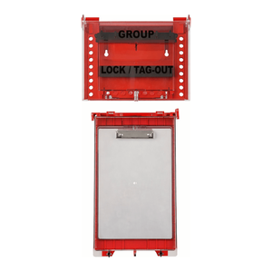 Station de contrôle des permis Brady avec boîte de verrouillage pour 26 groupes pour la sécurité industrielle - Product Image 1