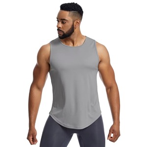 PASUXI Gilet d'été personnalisé en tricot décontracté à manches courtes pour hommes, respirant, écologique, pour le sport et l'entraînement - Product Image 5