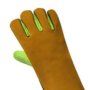 Guantes de Soldadura de Cuero Resistentes al Calor y al Fuego con Refuerzos en la Palma - Product Image 5