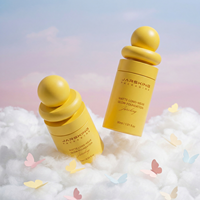 Flacon pompe sans air en plastique PP vide, rechargeable, anti-oxydation, pour sérum et essence de voyage, avec boîte