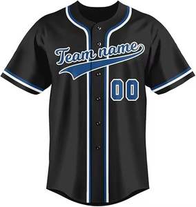 Camiseta Clásica de Béisbol/Sóftbol con Estampado por Transferencia Térmica, Mangas Cortas, 100% Poliéster, Nombre y Número del Equipo Sublimados - Product Image 2