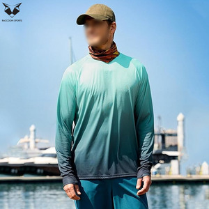 Camisetas de Pesca para Hombre, Manga Larga, Secado Rápido, Tela Suave, Ropa de Pesca de Alto Rendimiento para Exteriores, Ropa de Pesca Antimicrobiana - Product Image 4