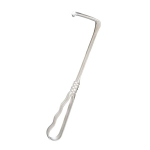 Rétracteur Richardson 24 cm en acier inoxydable orthopédique, instrument chirurgical manuel réutilisable pour la rétraction des tissus profonds, Hermann - Product Image 1