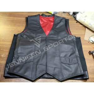 Chaleco de Cuero Genuino de Vaca para Motociclistas, Casual, Transpirable, Resistente al Viento, para Invierno, Ajuste Duradero, Logotipo Personalizado, Pedido al por Mayor - Product Image 3
