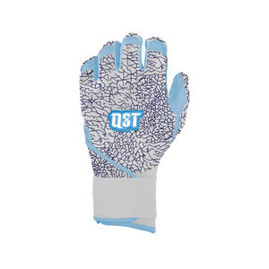 Guantes de Bateo de Béisbol QST, Sublimación, Cuero, Puño Largo, Agarre Antideslizante, Ligeros, Transpirables, para Entrenamiento de Adultos - Product Image 4