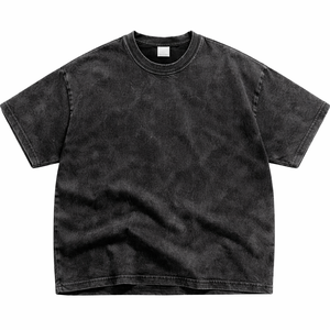 Ropa Casual Urbana Personalizada, 100% Algodón, Tejido de Felpa, 230gsm, Lavado, Corte Holgado, Oversize, Ecológico, Transpirable, Unisex, Vintage - Product Image 4