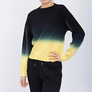 Suéteres de Mujer con Diseño Nuevo y Popular, Cuello Redondo, Casual, Holgado, de Punto, Manga Larga, Estampado - Product Image 2