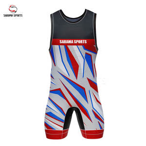 Nouveaux justaucorps de lutte personnalisés de haute qualité avec sublimation numérique de drapeaux internationaux en Spandex/Polyester pour jeunes/adultes, femmes et hommes - Product Image 1