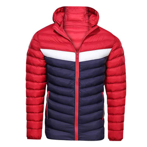 Unisex Thick <b>Winter</b> Puffer <b>Jacket</b> Hooded Collar <b>Waterproof</b> Windproof Breathable Cotton Filled Nylon Shell Streetwear Style - Product Image 2