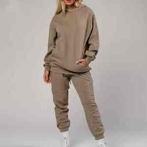 Sudaderas Extra Grandes de Algodón Grueso con Bordado, Sin Cordones, para Mujer, de Alta Calidad, con Logotipo Personalizado - Product Image 5