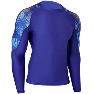 Camiseta Deportiva de Manga Larga para Hombre, Ligera y Elástica, para Entrenamiento, Natación, Surf, Fabricante Mayorista - Product Image 1