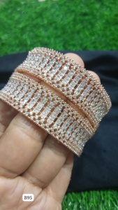 Pulseras de Estilo Clásico con Diamantes Americanos, Imitación de Perlas y Diamantes, Estilo Étnico, Pulseras de Latón Plateado para Mujeres y Niñas, Bodas - Product Image 3