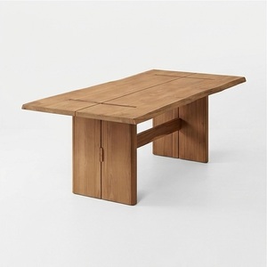 Mesa de Comedor de Teca OEM ODM, Fabricante de Muebles de Madera Sólida en Indonesia, Diseño Personalizado, Borde Natural, Exportación Directa de Fábrica, Comprador Global B2B - Product Image 2