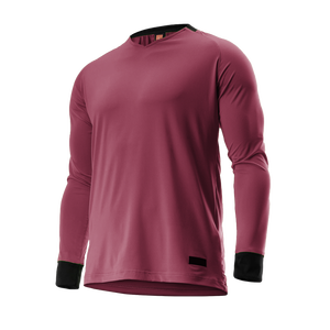 Camiseta Deportiva Personalizada OEM ODM para Hombre, 100% Algodón, Antiarrugas, Transpirable, Cuello en V, Manga Larga - Product Image 3