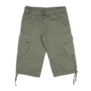 Summer Hot Streetwear Baggy Pocket Decoration Leather Shorts Casual Pink Men's Cargo shorts for men - Product Image 6