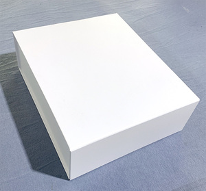 Boîtes en carton rigide magnétique blanc vierge, robustes, <span class=keywords><strong>prix</strong></span> usine, livraison rapide, pour électronique et chaussures, directement du fabricant - Product Image 1