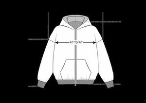 Sweats à capuche personnalisés pour hommes, poids lourd, doublure en polaire épaisse, pull-over d'hiver chaud, impression numérique, teinture unie, haute qualité - Product Image 6