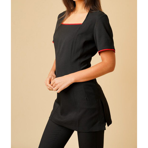 Uniforme de spa para mujer, uniforme de peluquería, uniforme de masajista, uniforme de salón de belleza de la mejor calidad, fabricante OEM. - Product Image 5