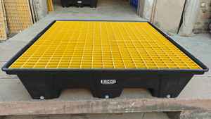 Paleta de Plástico Misa de Una Cara con Entrada Bidireccional para Contención de Derrames, con Capacidad Dinámica de Carga de 0.5t - Product Image 6