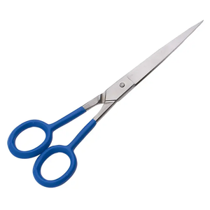 Wholesale Price Customized Logo Solid Color Tegra Surgical Right-Handed 28 <b>Teeth</b> Medium Handle Stainless Steel Barber Scissors - Product Image 5