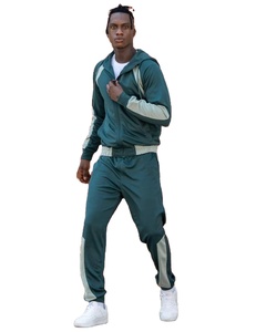 Sweat-shirts et pantalons de survêtement personnalisés pour hommes, ensembles de 2 pièces, vestes à fermeture éclair - Product Image 3