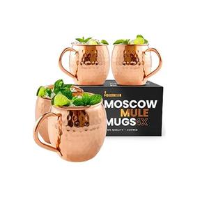 Taza de Cerveza de Cobre y Acero Inoxidable Plateado Hecha a Mano, con Diseño Martillado, para Bebidas Frías y Cerveza - Product Image 5