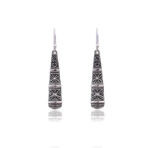 Boucles d'oreilles clous en argent sterling 925 plaqué rhodium, minimalistes, unisexes, cadeau, Silver Mountain - Product Image 2