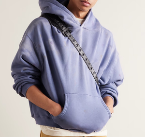 Nouveau design, sweat à capuche épais 100 % coton, effet vintage délavé, personnalisé, effet usé soleil, zippé, pour homme - Product Image 6