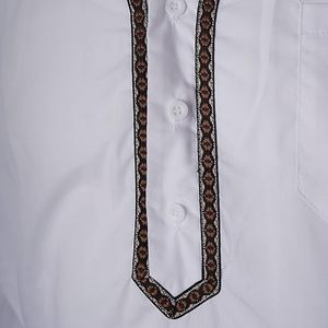 Túnica Abaya de Alta Calidad Hecha a Mano, Estilo Dubái, para Hombres, para Oración del Eid, Thobe Saudí, Jubba para Adultos, Tallas Grandes - Product Image 6