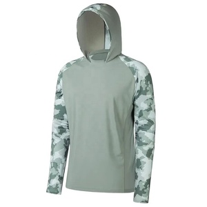 Custom Logo Men Fishing long sleeve Shirt Hot sale Soft Fabric Low GSM Fully Sublimation Quick Dry Men Fishing <b>Hoodie</b> - Product Image 3