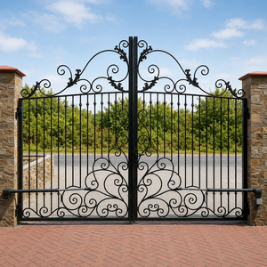 Custom Wrought Iron <b>Gates</b> with Heavy-Duty Construction, Superior Security, Timeless Elegance, and Lasting Durability Today - Product Image 3