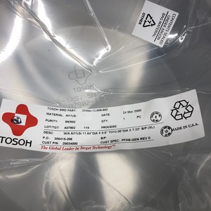 Tosoh 3340H-13-009-502 W/A Al1%Si 11.64"DIA X - Equipo y Piezas de Semiconductores de Confianza de Marca Global - Product Image 6