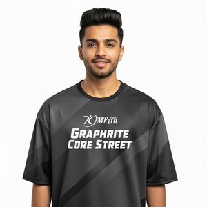 เสื้อยืดโอเวอร์ไซส์ลำลองสำหรับผู้ชาย พิมพ์ลายแบบซับลิเมชั่น แฟชั่นสตรีทแวร์แนวอินเทรนด์ ทรงหลวม โอเวอร์ไซส์ - Product Image 1