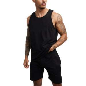 NESTA SPORTS Débardeur de sport premium pour homme, col en V, 100 % coton, anti-transpiration, pour entraînement en salle de sport - Product Image 1