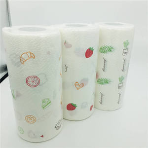 กระดาษเช็ดครัวแบบม้วนสำหรับครัวเรือน ผลิตตามสั่ง ขายส่ง OEM/ODM สีสันสดใส - Product Image 4