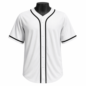 Camiseta de Béisbol Personalizada, Ligera y Transpirable, Uniforme Deportivo para Equipos, Fabricante - Product Image 1
