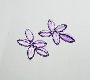 Pierres précieuses d'améthyste naturelle, taille marquise, du Brésil, haute qualité, pierres lâches pour la fabrication de bijoux, conception de pendentifs et bagues - Product Image 3