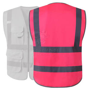 Chaleco de seguridad de malla de primera calidad con cinta reflectante para asistencia en carretera y seguridad al aire libre - Product Image 2