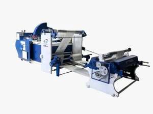 Máquina para fabricar bolsas de papel de alta velocidad con fondo en V, color marrón, para bolsas de supermercado y alimentos, marca Bagmac. - Product Image 2