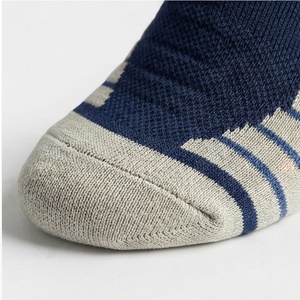 Athletic Ankle <b>Socks</b> Navy Blue Geometric Pattern Breathable <b>Running</b> Sport <b>Socks</b> for Adults Summer Wear - Product Image 6