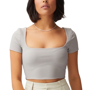 Débardeur de sport pour femmes, ample et respirant, avec sensation de peau nue, avec nœud au dos, pour la course à pied, nouvelle collection printemps été 2021 - Product Image 1