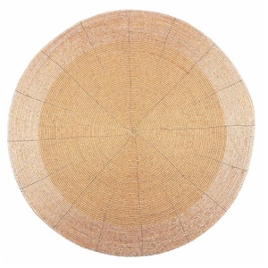 Hot Selling Round Glass Beaded <b>Table</b> <b>Mat</b> Handmade Glass Beads Place <b>Mat</b> For Dinning Thanksgiving Gathering & Festive Decor - Product Image 6