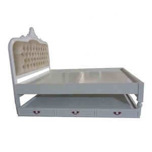 Trẻ Em Đồ Nội Thất Phòng Ngủ Trẻ Em Trượt Giường Bọc Trẻ Em Bằng Gỗ Giường Đơn Với Ngăn Kéo Và Lưu Trữ Cô Gái Giường Với Trundle - Product Image 5