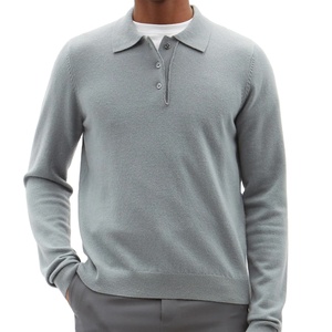 Pull léger en cachemire tricoté pour homme, collection automne-hiver - Product Image 1