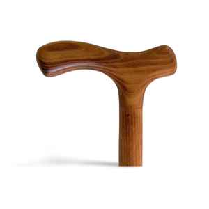 Canne de marche artisanale en bois poli, écologique et moderne, avec poignée élégante, durable, de la marque MN EXPORTS, objet de collection artistique - Product Image 3