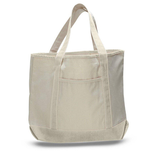 Sac fourre-tout en toile multi-usages avec un grand espace, adapté pour transporter des courses, des livres et des effets personnels - Product Image 5
