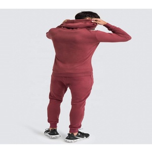 Survêtement de Fitness à capuche pour hommes, vêtements d'entraînement, de couleur Pure, bon marché, tendance, vente en gros, 2020 - Product Image 3