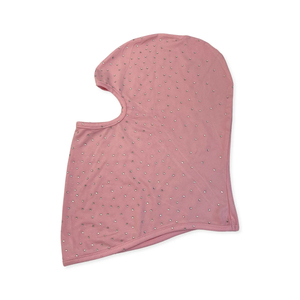 Cagoule de ski personnalisée en tricot à 3 trous avec strass, masque facial intégral thermique coupe-vent pour homme en polyester, idéale pour l'hiver et le cyclisme - Product Image 3