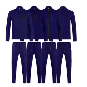 Veste de jogging pour homme Golden Weather, coupe XL, personnalisée, unie, coupe-vent, col montant zippé, écologique, séchage rapide, idéale pour la gym et les loisirs en automne - Product Image 5